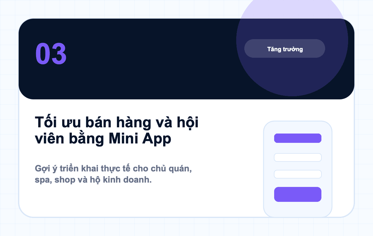 Ảnh bìa bài viết: Tối ưu bán hàng và hội viên bằng Zalo Mini App